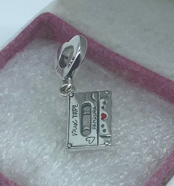 Pandora vintage Cassette Our Love Song Dangle Pendant S925ALE