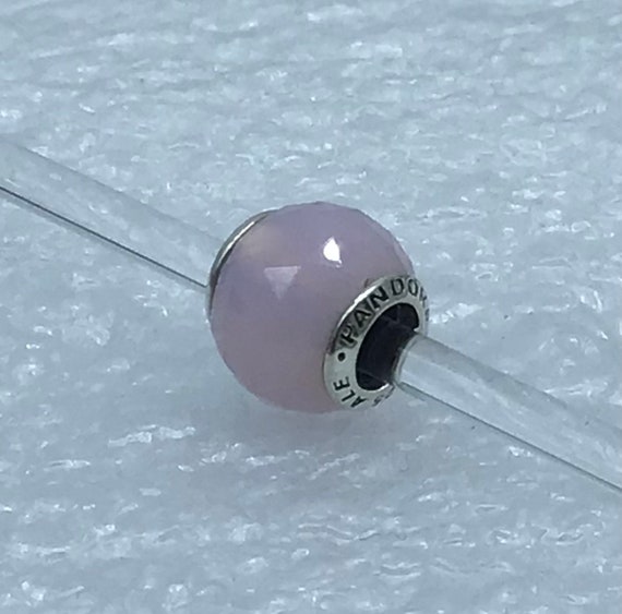 Pandora Opalescent Pink Petite Facets S925ALE Charm 791722NOP A67 6