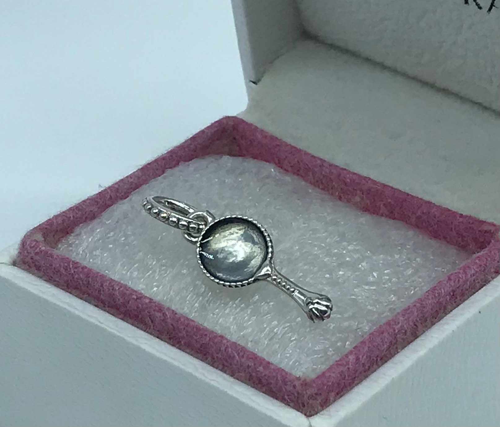 Pandora silver Vanity Mirror Dangle Pendant S925ALE Etsy