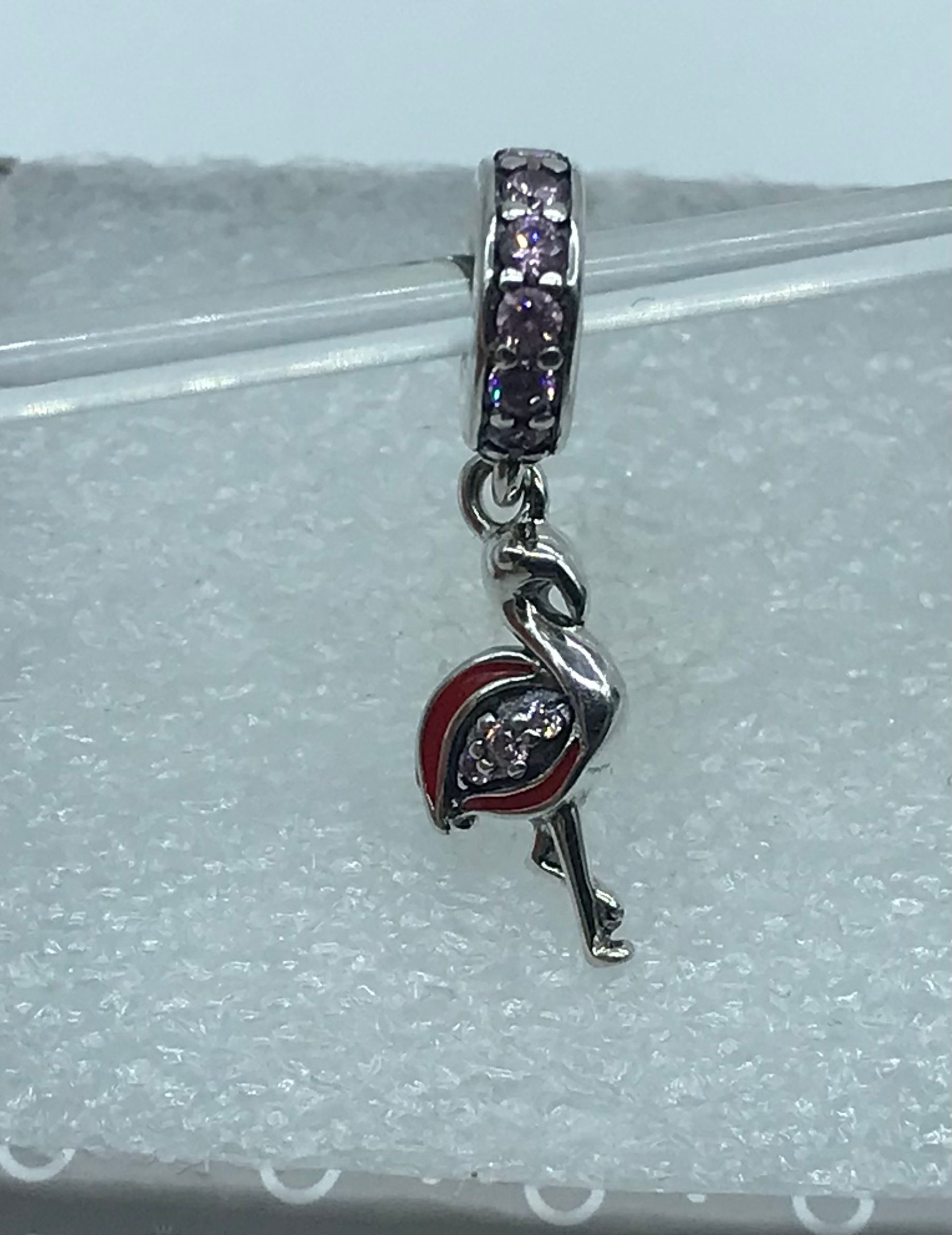 Flamingo pandora shop charms