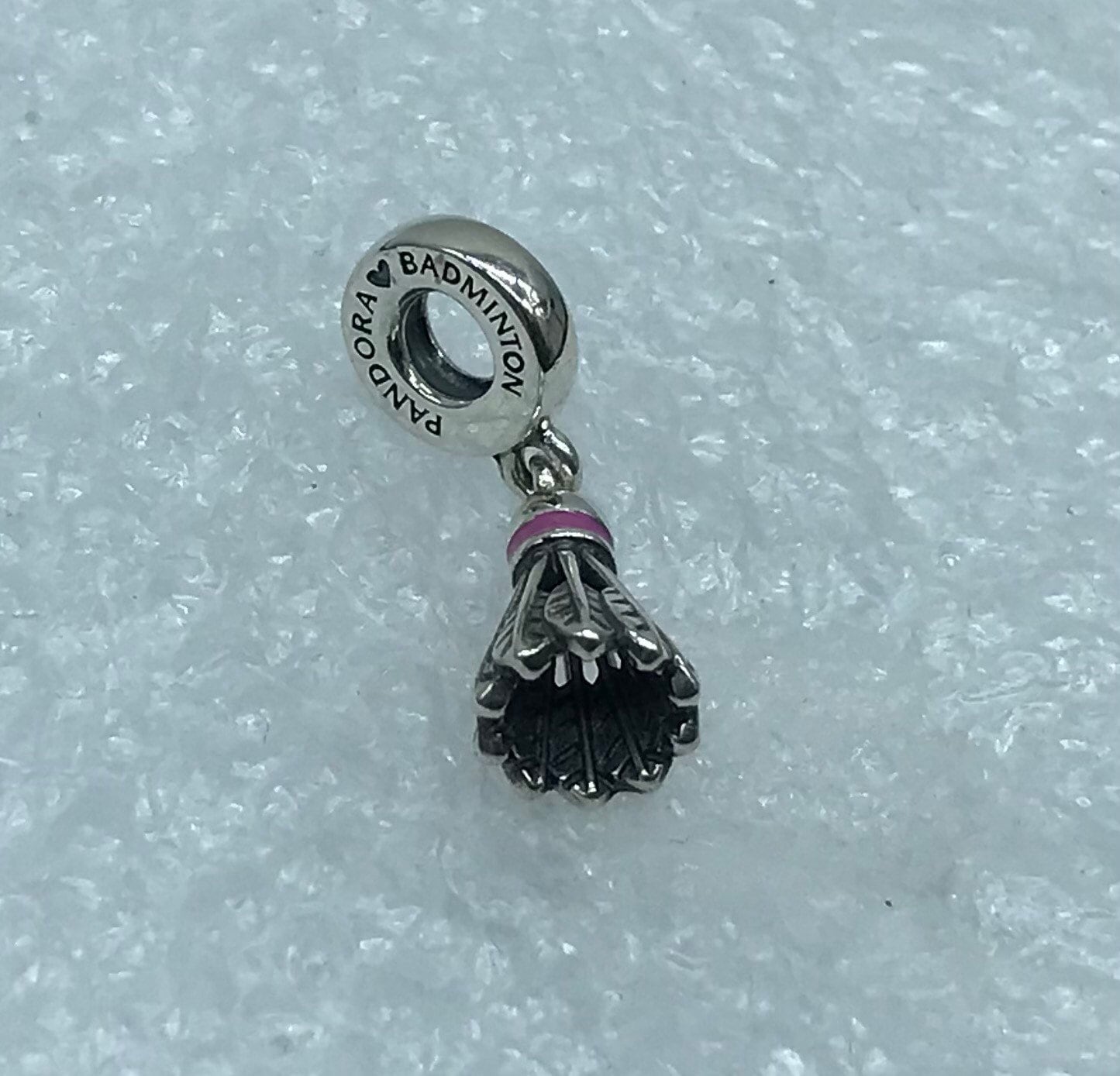 Pandora Badminton Birdie Dangle Charm s925 ale P48 9