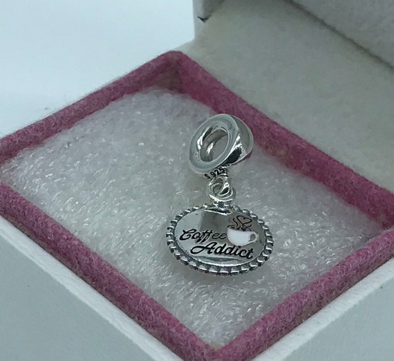 Coffee addict shop pandora charm