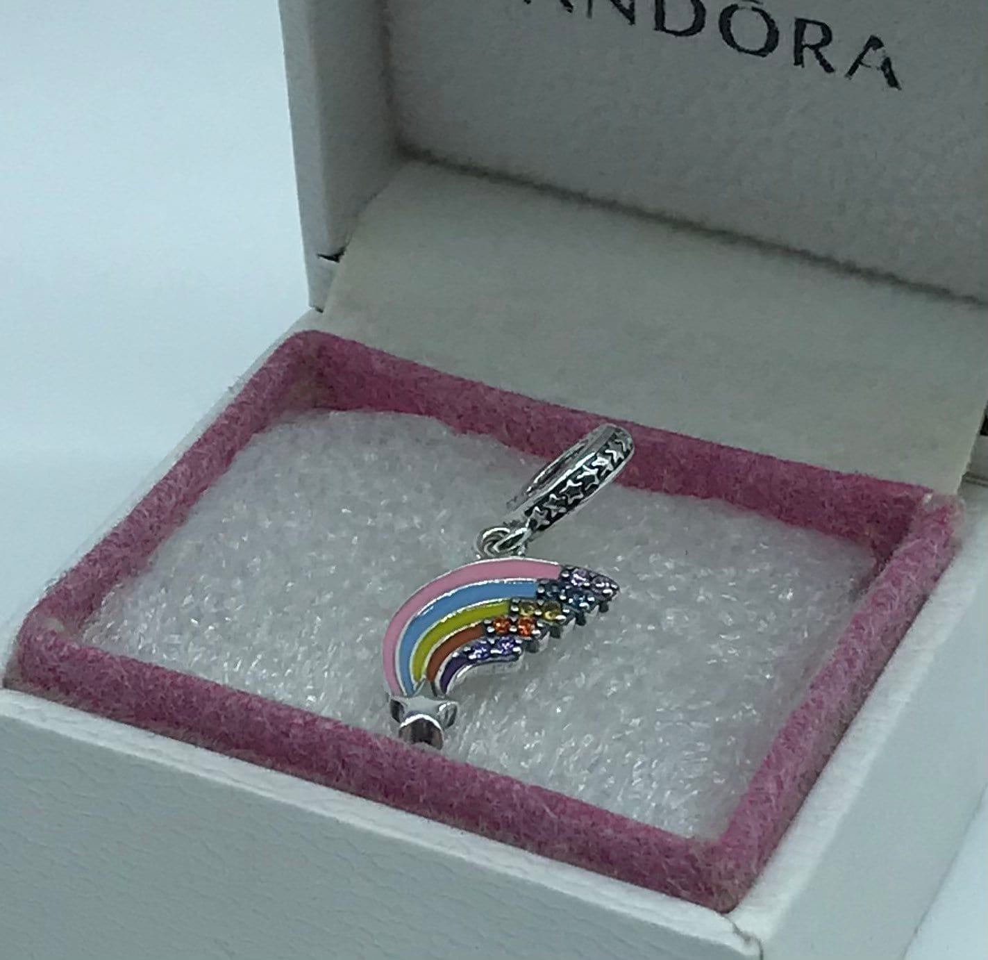Rainbow shop necklace pandora