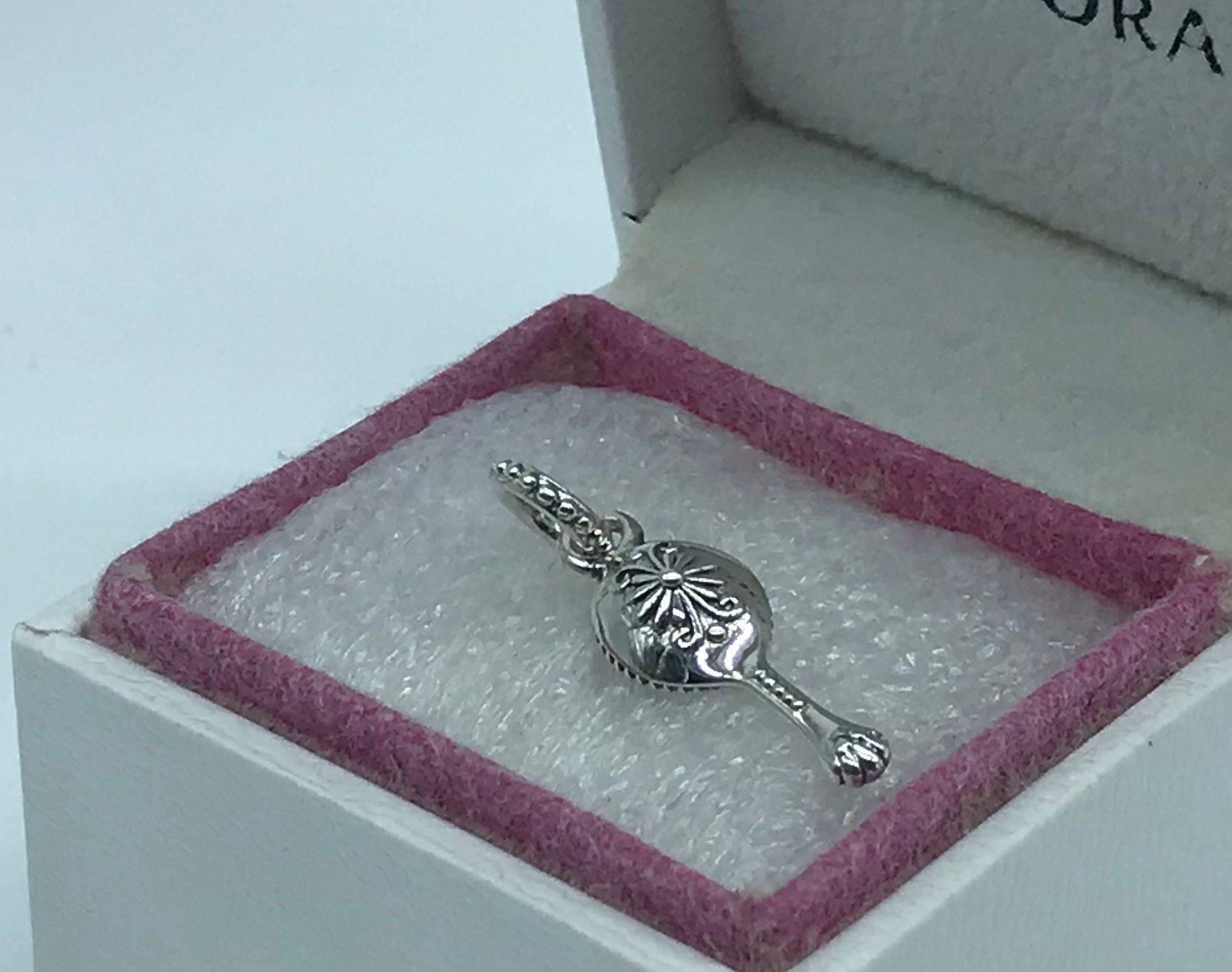 Pandora Silver Vanity Mirror Colgante colgante Etsy