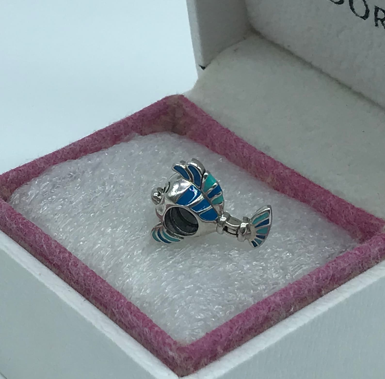 Pandora Disney the Little Mermaid Flounder Charm Etsy