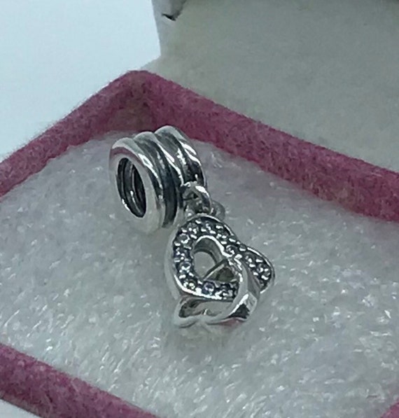 Pandora Silver Interlocking Hearts 