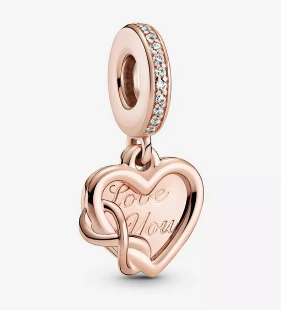 Pandora Rose ™、「Love You」インフィニティ ハート S925ALE 