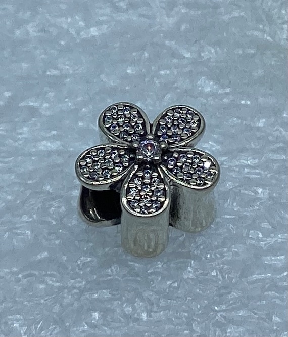 Pandora Dazzling Daisy Flower Charm S925ALE 791480CZ A109 13 Etsy