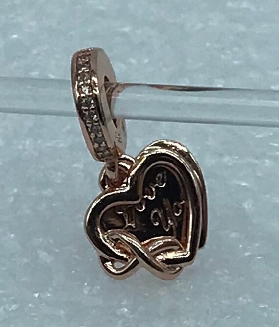 Pandora Rose ™、「Love You」インフィニティ ハート S925ALE 