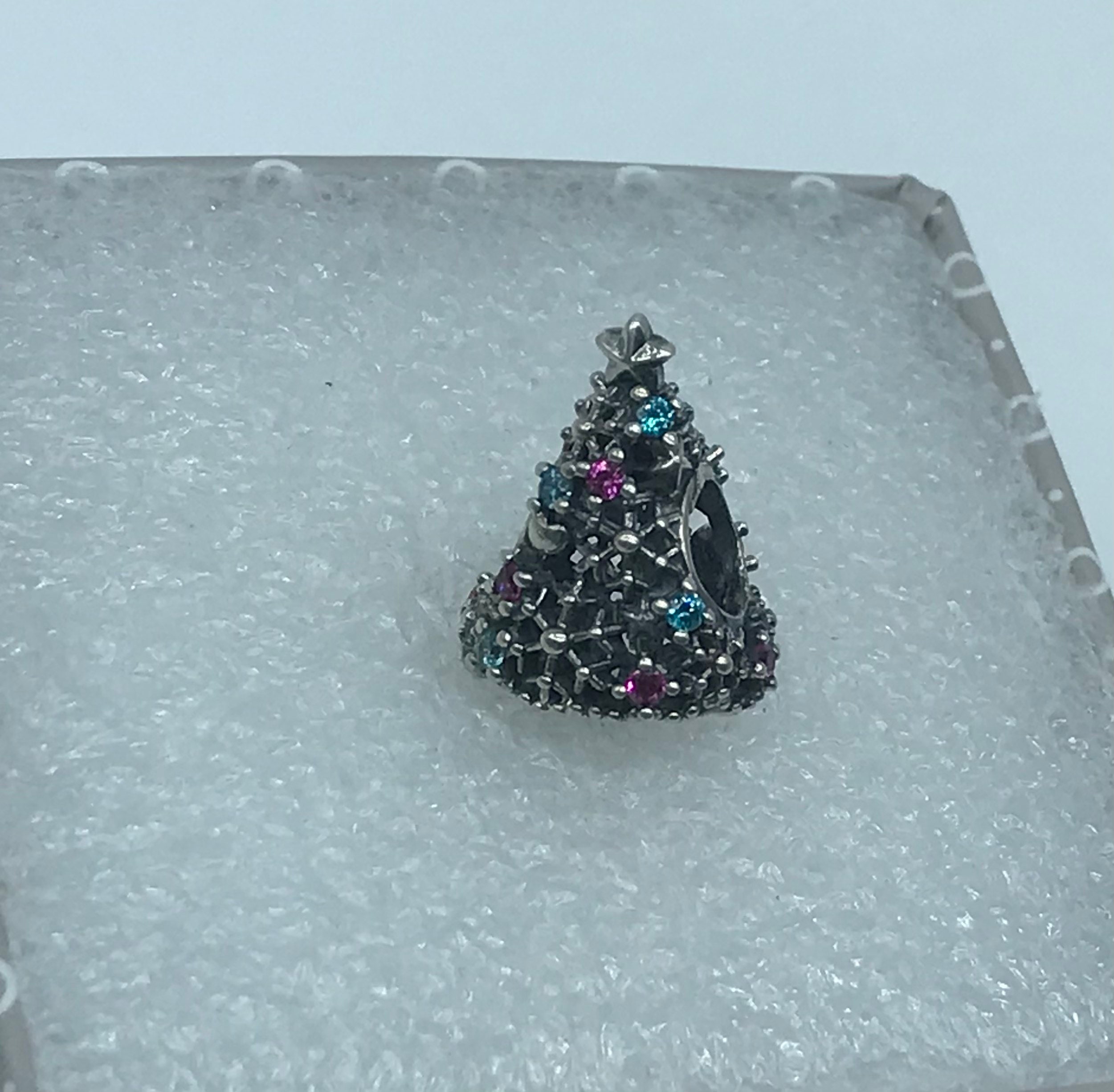 Pandora, Glitter Christmas Tree, S925ALE, Charm 799226C01 A79-9 - Etsy