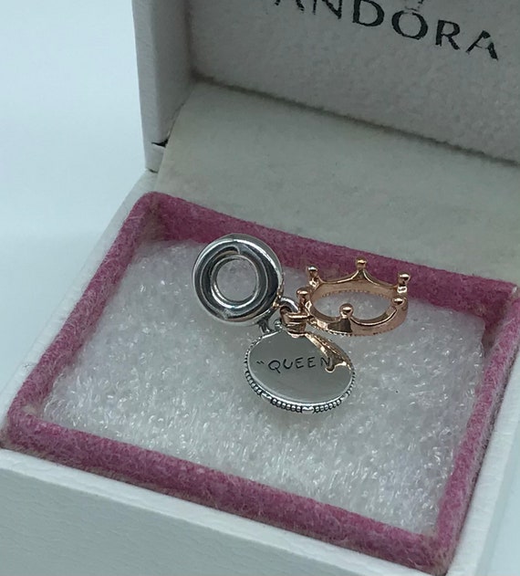Pandora Rose Rose Gold Queen Regal Crown Ale r Gold Plated Charm 788255 B24 9 Etsy New Zealand