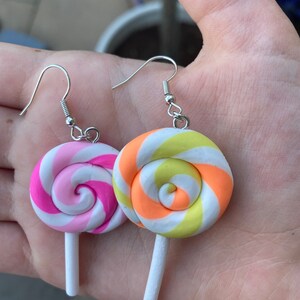 Sweet (clay lollipops, hard plastic sweets)