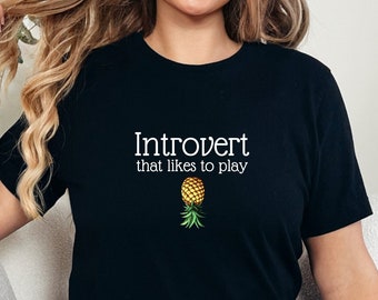 Introvert Swinger Shirt / Swinger Clothing / Swinger Lifestyle / Hotwife / Please Read The Size Chart
