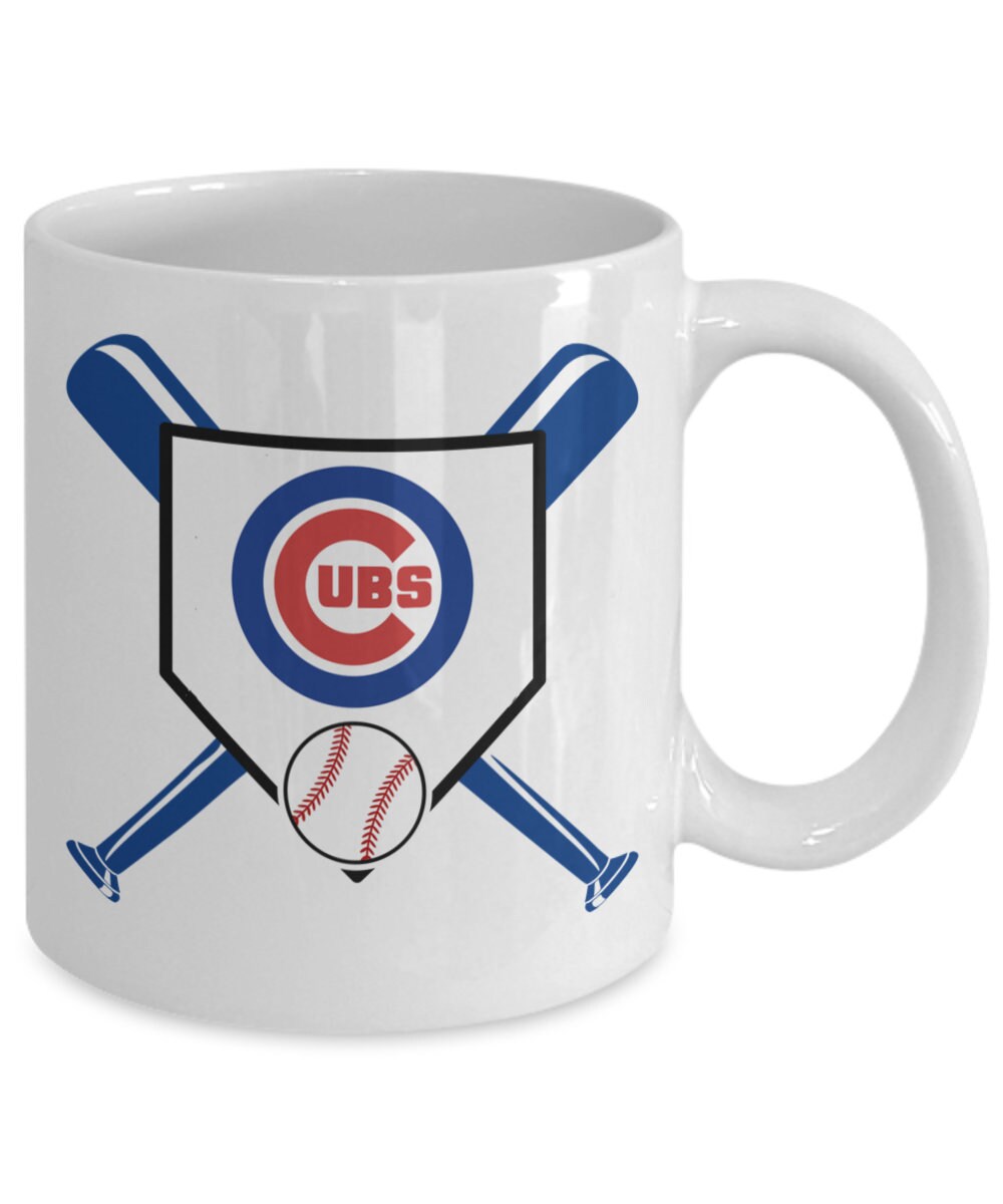 Chicago Cubs Baseball Mug / Chicago Cubs Fan Gift / Gift For A Etsy