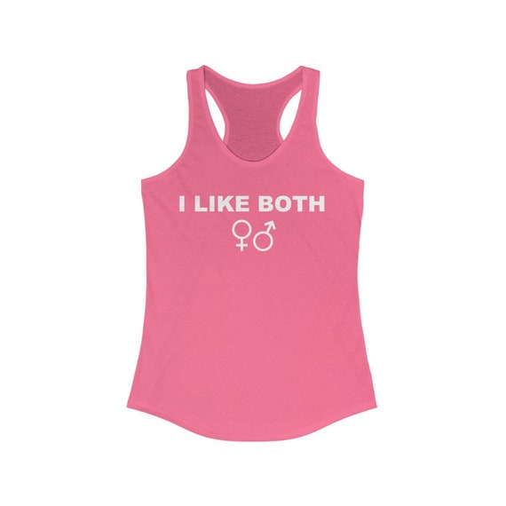 Bisexual Shirt / I Like Both Bi Womens Tank Top / Swinger pic