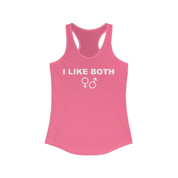 Bisexual Shirt / I Like Both Bi Womens Tank Top / Swinger pic