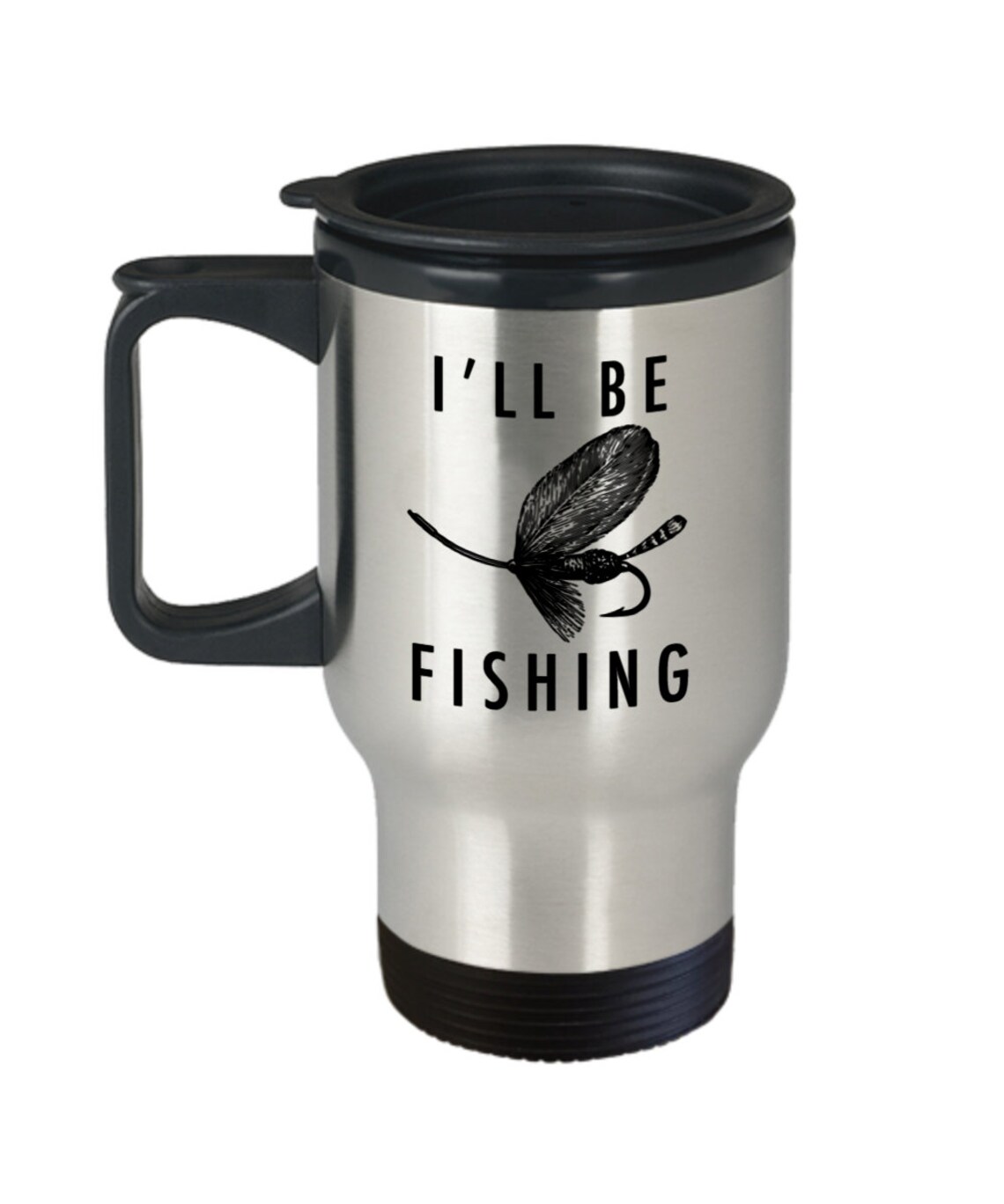 I'll Be Fishing Travel Mug / Fly Fishing Gift Mug / Fly Etsy