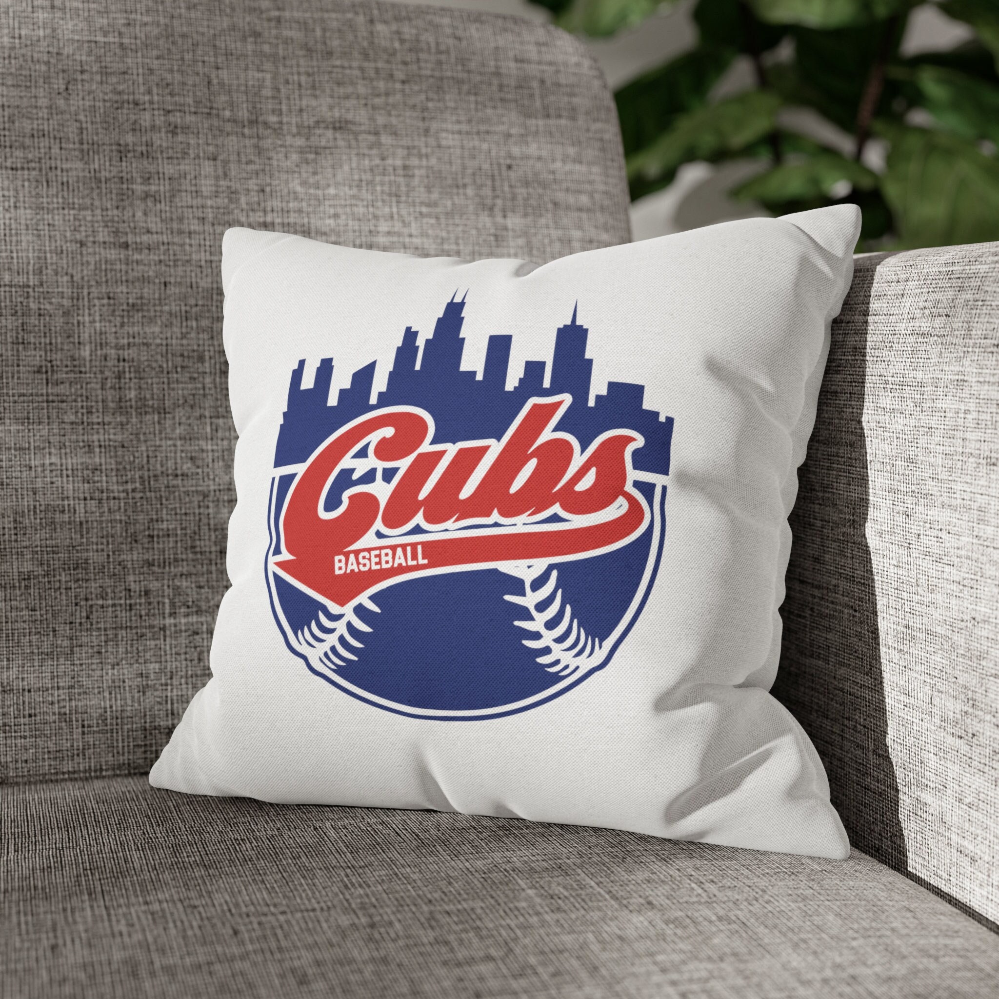 Cubs Pillow Case / Cubs Baseball / Cubs Pillow Cover / Pillow Not Included