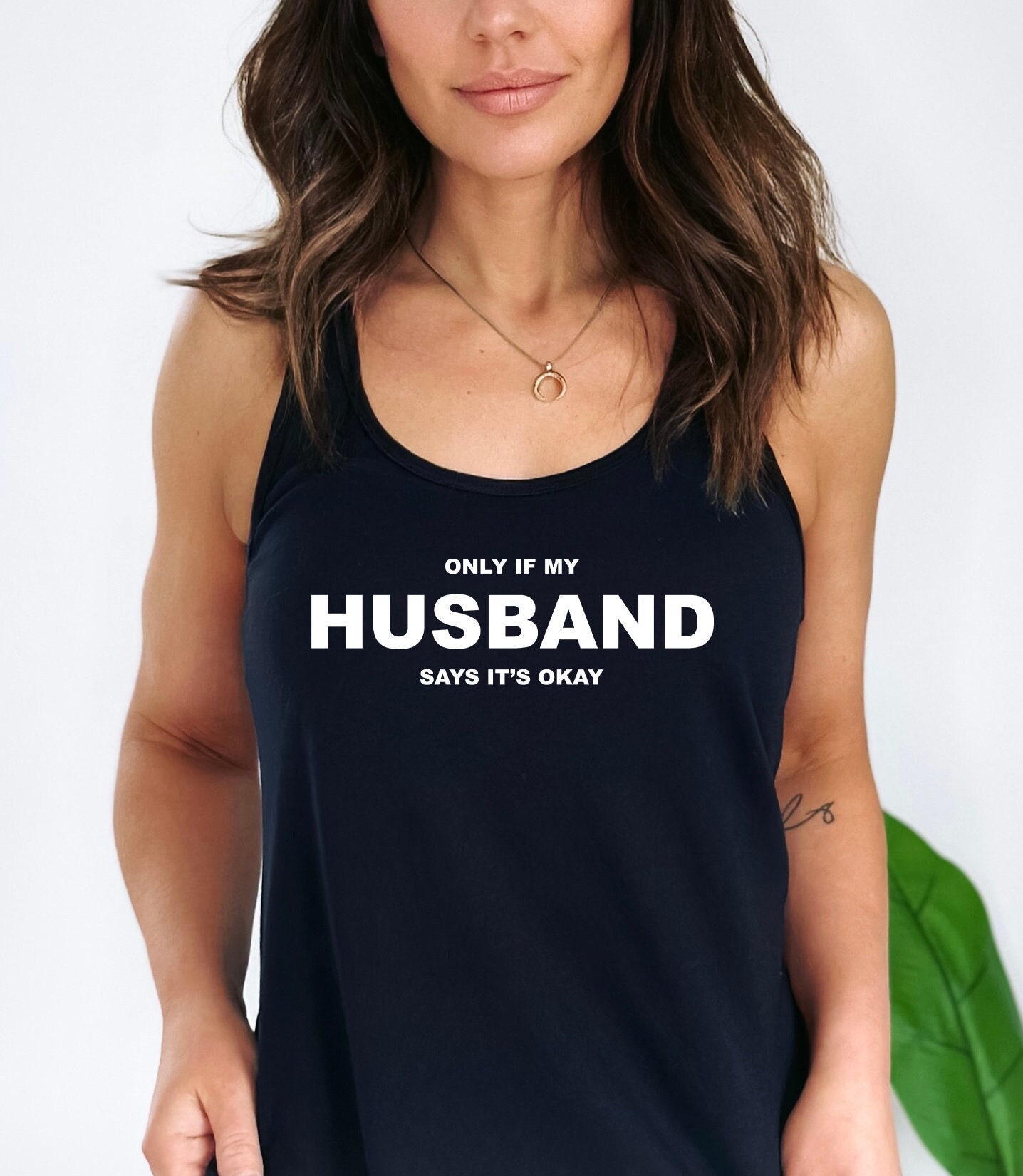 Only If My Husband Says Its Okay / Swinger Shirt / image picture