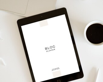 Printable Blog Workbook, Blog Planner, Blog Post Planner, Blog Content Plan, Blog Checklist, Blog Post Outline, Blog Planning