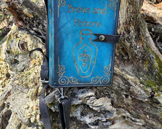 Spooky Leather "Book" bags - Small