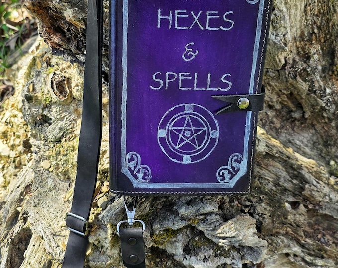 Spooky Leather "Book" bags - Large