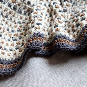 Campfire Blanket Crochet Pattern, Beginner Blanket Pattern, PDF Digital Download, Crochet Throw, Easy Afghan Pattern image 7