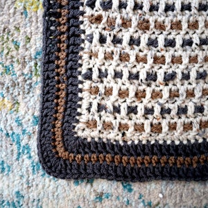 Campfire Blanket Crochet Pattern, Beginner Blanket Pattern, PDF Digital Download, Crochet Throw, Easy Afghan Pattern image 8
