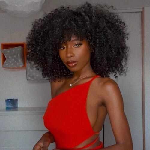 High Quality Synthetic Afro Curly Wig in Caramel colour 30 Etsy