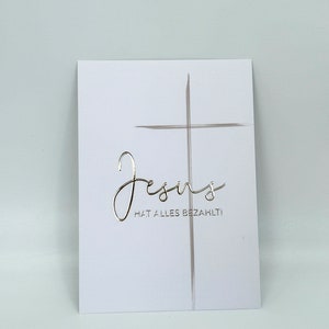 Postkarte | Jesus hat alles bezahlt