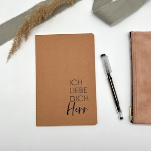 Notizheft | Ich liebe dich Herr