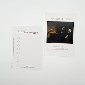 Bibel Markierkarte | Blanko Rembrandt
