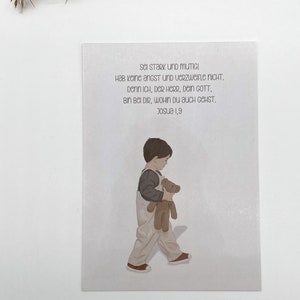 Postkarte | Ich bin bei Dir - für Jungen