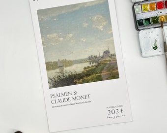 Poster-Kalender 2024 | Psalmen & Monet