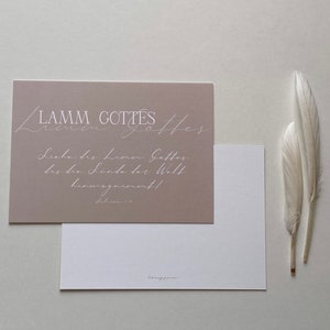 Postkarte | Lamm Gottes