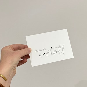 Postkarte | Wertvoll