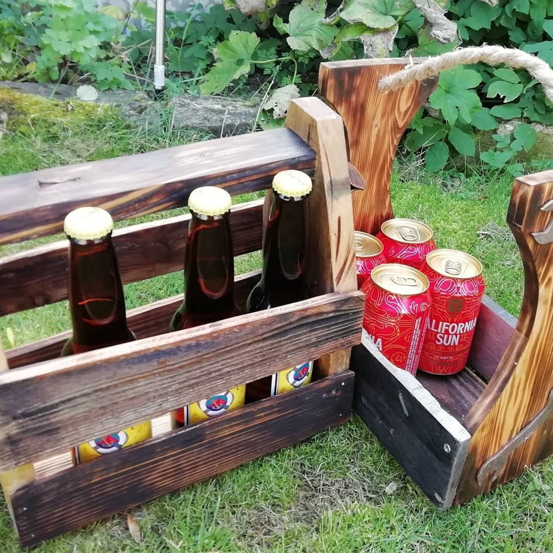 Beer Bottle Holder Etsy UK