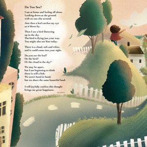 Stampa di poesie illustrate 8x10