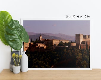 Grenada, DIGITAL DOWNLOAD, Large Print, Landscape Photography, La Alhambra