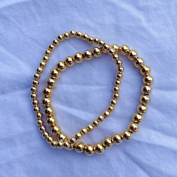 gold bracelet set