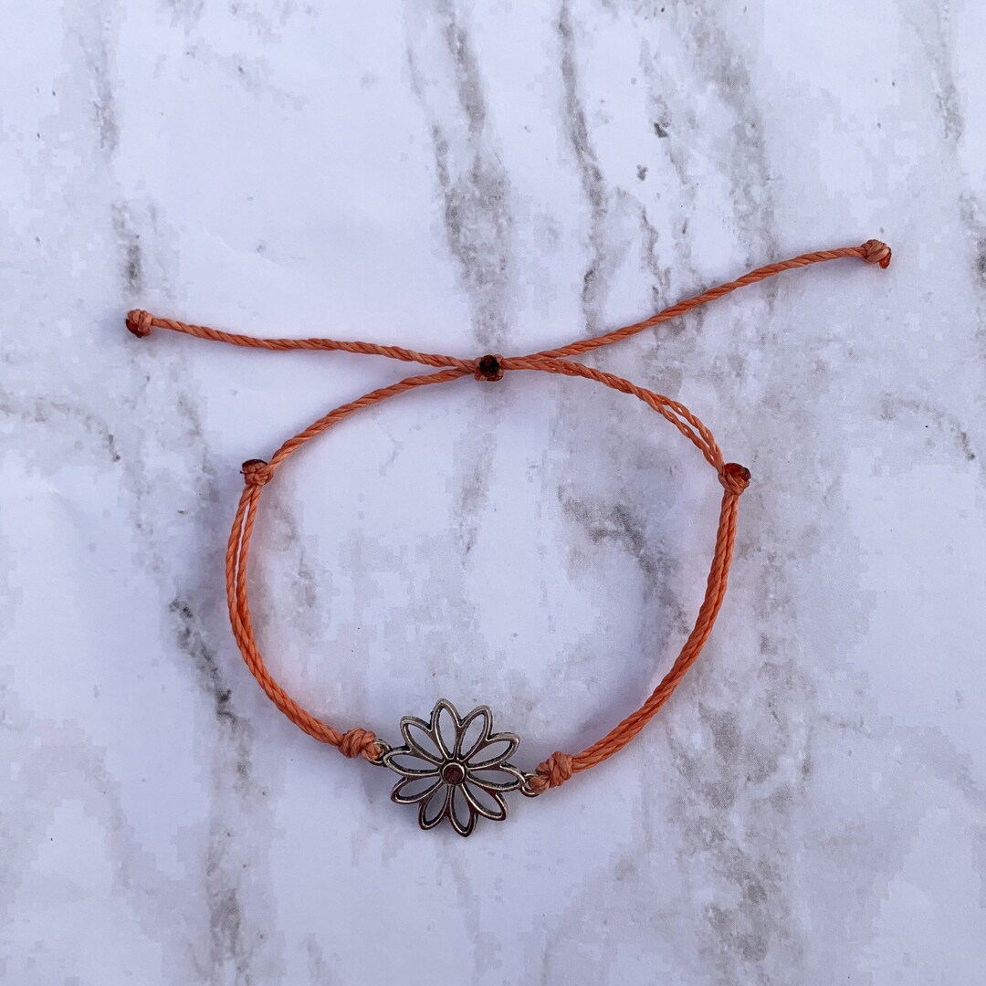 Sunflower Charm Bracelet Etsy