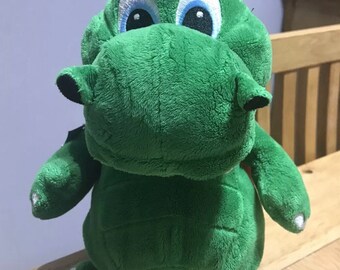 Used Legoland Ollie The Dragon Plush Soft Toy Green 27cm Free Shipping