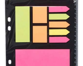 WHSmith Neon Sticky Notes Set