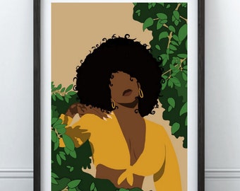 Black Woman Art Etsy
