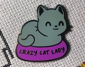 CRAZY CAT LADY Needle Minder for needlecraft, embroidery, cross stitch - needleminder