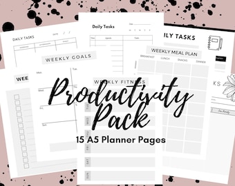 BUSINESS PLANNER- Goal Planner-Mom Planner-To Do List-Printable To Do LIst-Checklist-Productivity Planner-Planner Inserts-Printable Planner