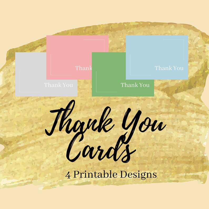 THANK YOU CARDS-Printable Thank You Cards-Thank You Cards Printable-Thank You Card pdf-Thank You Card Set-Printable Cards