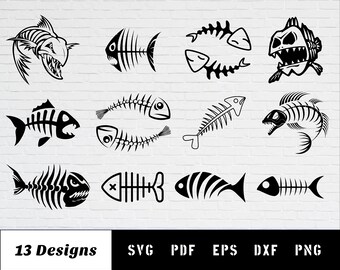 Download Fish Bone Svg Etsy