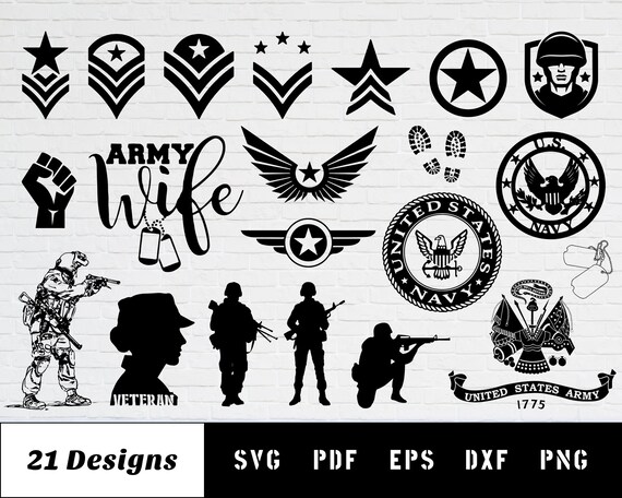 Download 21 Army Svg Army Clipart Military Svg Army Logo Svg Usa Etsy