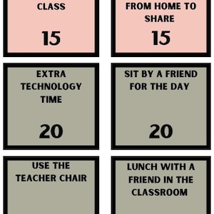Classroom Store Kit for Positive Behavior